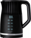 Adler Kettle with LED display | AD 1350 | Electric | 2200 W | 1.7 L | Stainless Steel | 360&deg; rotational base | Black