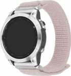 Fixed | Sporty Strap for Garmin QuickFit 22mm | 160-210 mm | Rose gold | Nylon