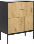 Sideboard SEAFORD 80x40xH103cm, oak