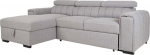 Corner sofa bed ODELIA LC, grey
