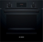 Bosch Oven | HBF133BA1 | 66 L | Electric | EcoClean | Knobs | Height 59.5 cm | Width 59.4 cm | Black