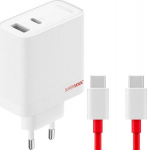 OnePlus 120W Dual Ports SuperVooc, Adapter+ Cable Type-C+ Type-A