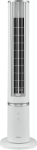 Midea Aroma Tower fan, 45W, Fully Detachable for Easy Cleaning, Built-in Essential Oil Diffuser, Air flow: 38.3 m3/min, 2 Wind modes - Normal/Sleeping, 4 speed settings, 7h timer, Multi-angle Remote control, Oscillation 70, white color, 1032x275x275