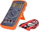 Solight Solight multimeter, max. AC 600V/10A, max. DC 600V/10A, test LEDs, bzuč&aacute;k, hFE, capacity, resistance