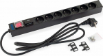 Listwa zasilająca Triton 7 sockets 2 m czarna (RAB-PD-X11-A1)