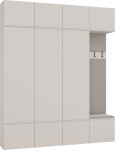 Goodhome HAGUE wardrobe IV 3Sz1W CASHMERE 3x Wardrobe + Wieszak