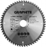 Graphite Circular saw blade, widiowa, 200 x 30 mm, 60 teeth