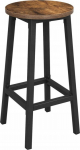 LEOBERT Bar stool - rustic / black legs