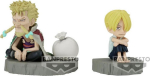 Banpresto WCF - Log Stories: One Piece - Sanji & Zeff Figures (6cm) (88900)