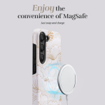 MIO White Roses Magsafe Compatible for Samsung S24 5G