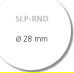 Seiko Instruments SLP-RND ROUND LABEL 28MM, 120 LAB/ROLL 2 ROLL/BOX