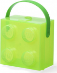 LEGO Box with light green handle/transparent