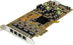 StarTech.com 4 PORT GIGABIT POE PCIE NIC, CARD W/ POE