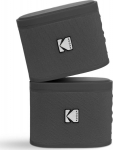 Kodak SoundBrix - Lautsprecher - tragbar - wirelessly - Bluetooth - 5 Watt - Triple Grey (pack of 2)
