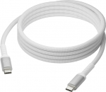 D. Bramante dbramante1928 recharge it - USB-kabel - USB-C (hane) till USB-C (hane) - 2 m - braided, up till 100W charging power - vit