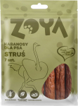 ZOYA Ostrich meat sausages - dog treat - 7 pcs