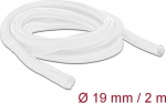 Delock Braided Sleeve self-closing 2 m x 19 mm white