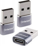 Intenso 3-pack USB Adapter USB-A -> USB-C C480C Aluminium