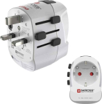 Hama 00223477 World Travel Pro Light USB-C USB-A PD 30W Travel AdapterUS-EU 6A 125-250V Bulk