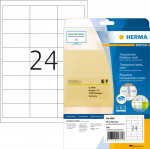 HERMA Labels transp. matt A4 66x33.8 mm Film 600 St