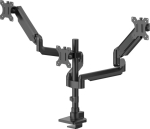 Hama 220909 monitor mount gas spring, 3 ramiona, 13"-32", czarny - handle to the monitor | gas spring | 3 ramiona | 13" - 35" | czarny