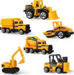 ROGer Construction Machinery Set 6pcs