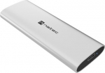 Natec Genesis Obudowa SSD Outside RHINO M.2 NVME USB-C 3.2 arctic silver