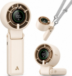 AECOOLY Halo 02 Portable Handheld Fan, Beige