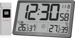 KIENZLE Jumbo NEO LCD Weather Wall Clock grey