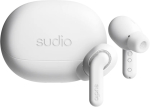 Sudio Earbuds | E4 Pro | Bluetooth | In-ear | Microphone | Cloud White | Noise canceling | Noise reduction