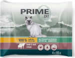 PUPIL Prime rich in lamb with turkey + veal with rabbit Box - wet cat food - 4x85g