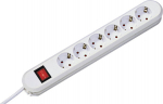 Bachmann SMART 6xCEE7/3 1xSwitch 1.5m CEE7/7, wt