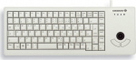 CHERRY TAS G84-5400 Corded EU-Layout hellgrau TRACKBALL USB