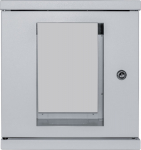 INTELLINET wall-mounted cabinet 6HE 300x300mm grau,montiert