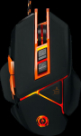 CANYON mouse Hazard GM-6 LED Wired Black Orange
