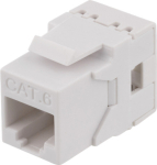 Deltaco CAT6 Keystone- LSA/110 - ter, plast, 180
