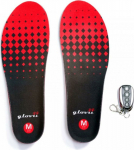 Glovii Heated insoles with remote control L (41-46) - insolesr-r 41-46 | work time: 10 h| element grzewczy: 2.2 W - carbon fiber|95% EVA, 5% velvet