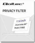 Qoltec Filter Qoltec GDPR privatization filter do MacBook Air | 11.6'' | 16:10