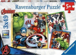 Ravensburger Puzzle 3x49 element&oacute;w - Avengers