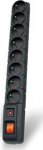 Acar S8 8 sockets 1.5m - Safety strip Acar S8 8 sockets 1.5m czarna