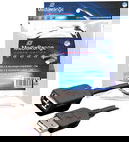 MediaRange Verl&auml;ngerungskabel USB 2.0 A->A St/Bu 3m schwarz