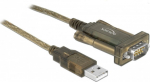 DELOCK Adapter USB 2.0 Typ-A > 1 x Seriell DB9 RS-232
