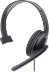 MANHATTAN Mono USB-Headset around the ear (Over-Ear)
