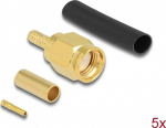 DELOCK RP-SMA Plug for crimping RG-174/RG-316 Shrink
