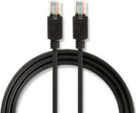 Nedis V&otilde;rgukaabel UTP Cat5e RJ45-RJ45, must, 2m