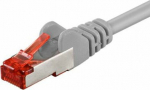 Wentronic Goobay Patch cable patchcord S/FTP PiMF kat. 6 LSZH gray 1m (50886)