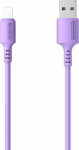 Cable USB Somostel USB-A - Lightning 1.2 m Violet (SMS-BP06 USB - Lightning Violet)