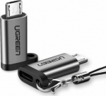 Adapter USB Ugreen USB-C - microUSB Gray (ugreen_20200327152723)