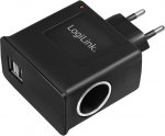 Logilink Charger USB + cigarette lighter connector