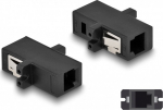DELOCK LWL Coupling MTRJ socket to MTRJ socket black